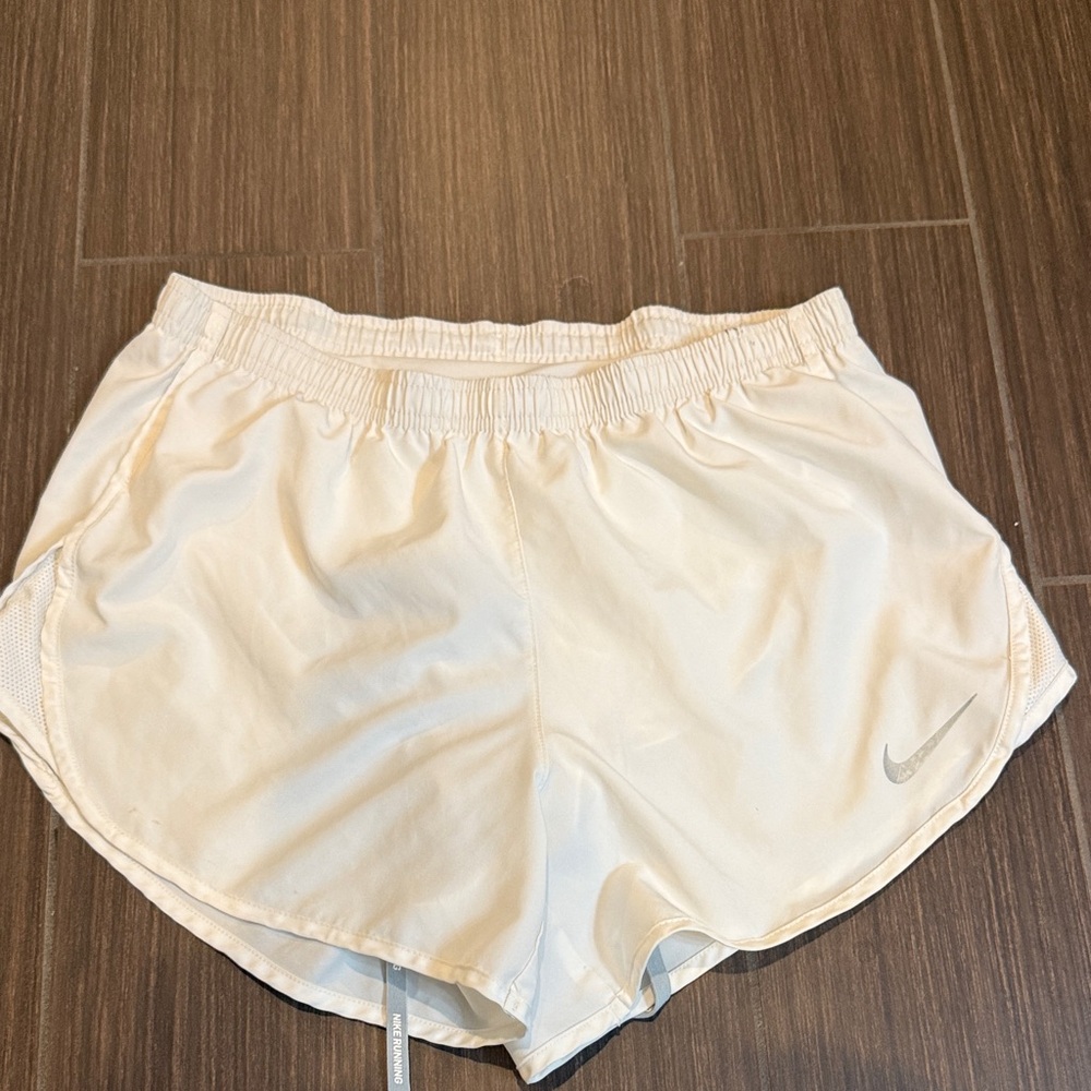 Nike Women's Light Tan Athletic Shorts
